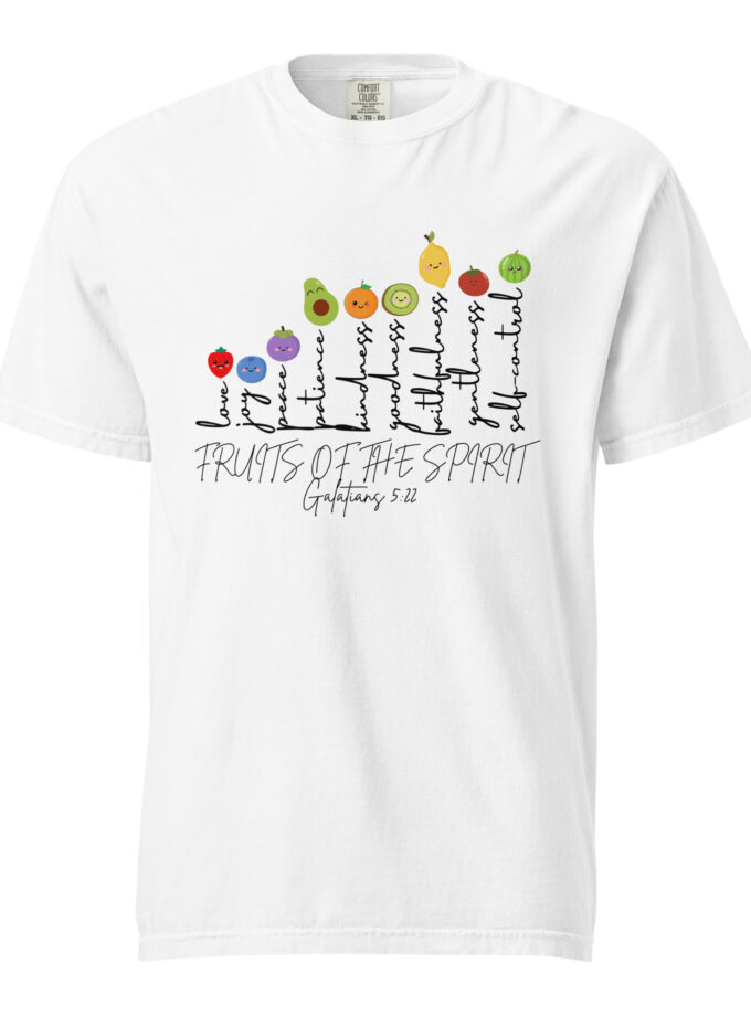 Fruit of the Spirit Shirt White Left Front