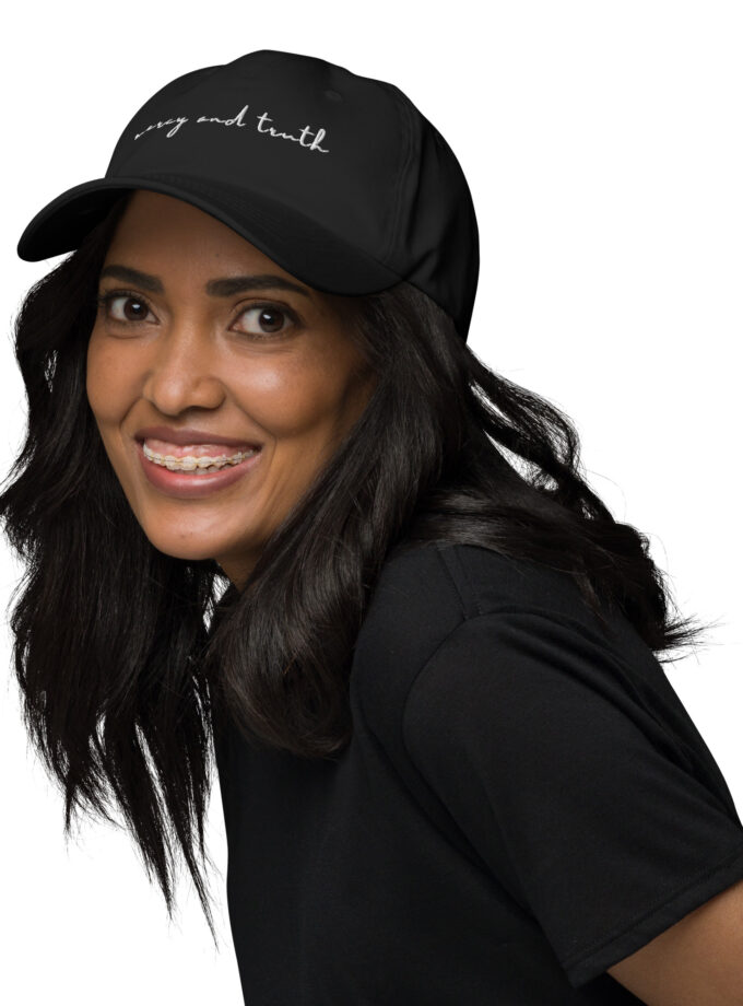 Classic Dad Hat Black Front